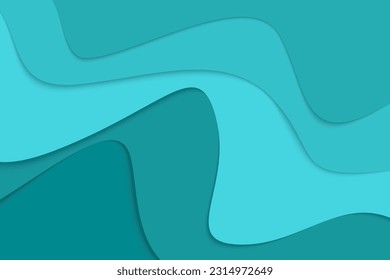 Bright color paper cut background design