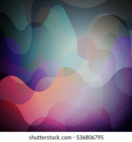 Bright color pattern, colorful design with overlapping shapes forming abstract beautiful background. Perfect backdrop for project of brochure or flyer