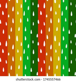 Bright color pattern. Striped background. Stylized raindrops. Vector graphics.