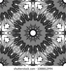 Bright color seamless art pattern. fantasy ornament. vector illustration.