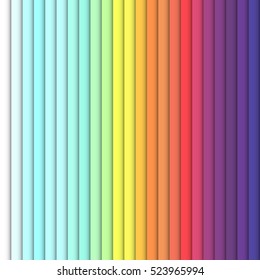 Bright color vertical rectangles, colorful design with overlapping geometric rectangular shapes forming abstract beautiful background. Perfect backdrop for project of brochure or flyer