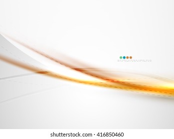 Bright color wave with blur and glowing effects. Abstract background