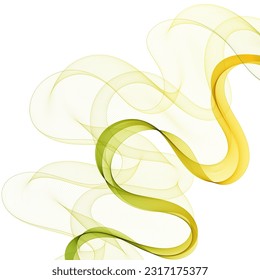 Bright color wave with shadow. Wave pattern. Element for design.