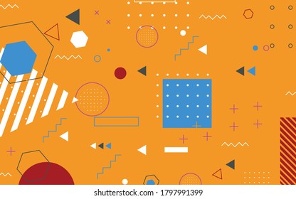 Bright colored abstract background design