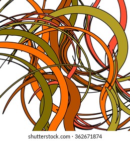 bright colored abstract drawing