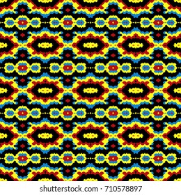 Bright colored abstract seamless pattern for your design