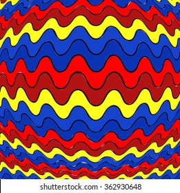 Bright colored abstraction saturated