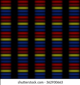 Bright colored abstraction saturated