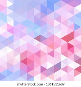 Bright colored background abstraction from triangles