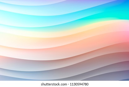 bright and colored background in the form of waves