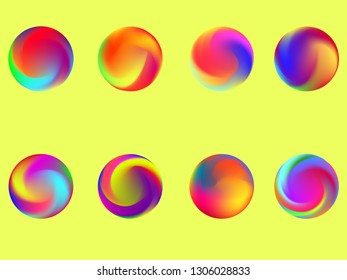 
bright colored balloons on a yellow background