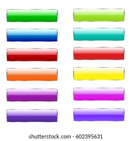 bright colored buttons for your site