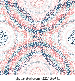 Bright Colored Circle Seamless Pattern for backgrounds Seamless festive background from circles.