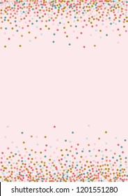 Bright colored dots in the style of memphis. Template in pastel colors with circles for covers, flyers, paper.