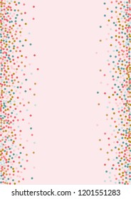 Bright colored dots in the style of memphis. Template in pastel colors with circles for covers, flyers, paper.