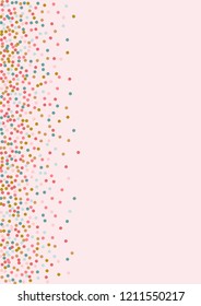 Bright colored dots in the style of memphis. Template in pastel colors with circles for covers, flyers, paper.