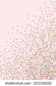 Bright colored dots in the style of memphis. Template in pastel colors with circles for covers, flyers, paper.