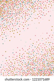 Bright colored dots in the style of memphis. Template in pastel colors with circles for covers, flyers, paper.