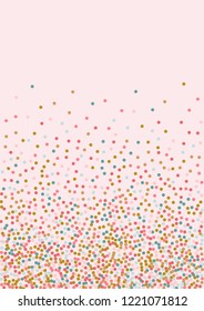 Bright colored dots in the style of memphis. Template in pastel colors with circles for covers, flyers, paper.