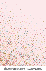 Bright colored dots in the style of memphis. Template in pastel colors with circles for covers, flyers, paper.