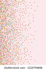 Bright colored dots in the style of memphis. Template in pastel colors with circles for covers, flyers, paper.