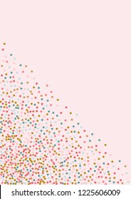 Bright colored dots in the style of memphis. Template in pastel colors with circles for covers, flyers, paper.