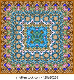 Bright colored handkerchief