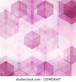 Bright Colored Hexagonal Honeycomb Abstract Background - Vector EPS10 