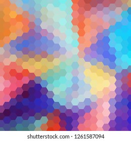 bright colored hexagons. Abstract colorful background. for advertising