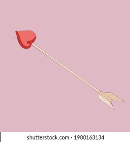 bright colored illustrated valentine's day card