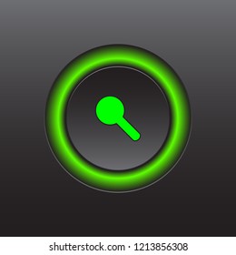 Bright colored isolated icons for a website on a dark background. Finance, strategy, idea, research, collaboration. Vector illustration.