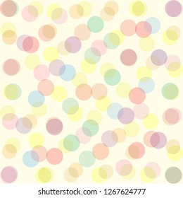 bright colored light transparent balls background pattern