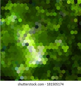 bright colored mosaic. honeycomb. Vector 