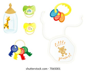 Bright colored newborn accessories unisex
