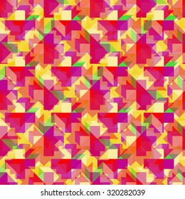 bright colored polygons abstract geometric background vector illustration