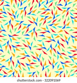 bright colored polygons on a light background seamless pattern vector illustration
