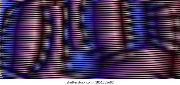 Bright colored surreal abstract texture with linear textured shapes and subtle shine halftones. For abstract web background saver, banner, mobile apps, business card, image of blog, books, website.
