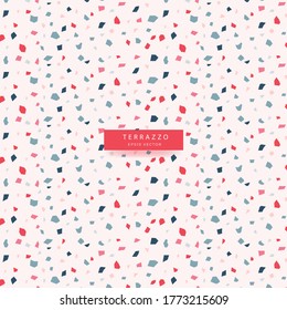 Fondo del vector de verano Terrazzo de color brillante