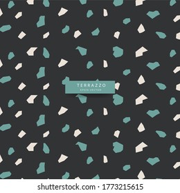 Fondo del vector de verano Terrazzo de color brillante
