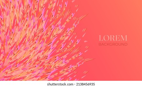 Bright colored vector abstract graphic design Banner Pattern background template