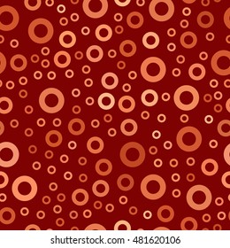 bright colored vector seamless pattern with chaotic circles