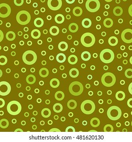 bright colored vector seamless pattern with chaotic circles