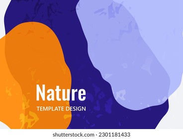 Bright colored wavy background. Template for your design. Vector illustration