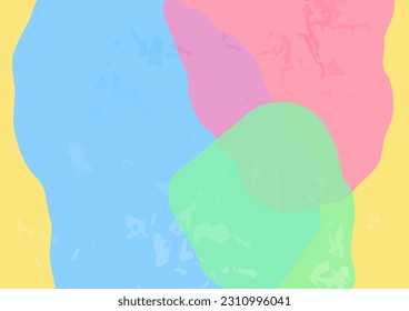 Bright colored wavy background. Template for your design. Vector illustration