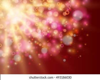 bright colorful abstract background in design vector