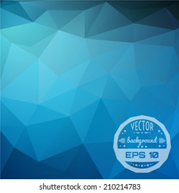 Bright colorful abstract background of geometric shapes. Vector illustration.