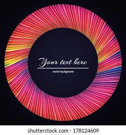Bright colorful abstract background with place for your text. Vector illustration.