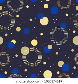Fondo abstracto de color claro con elementos geométricos redondos. Ilustración del vector