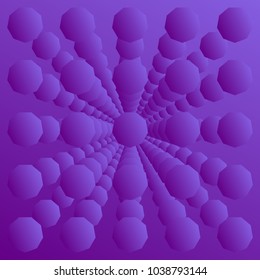 Bright colorful abstract background. Smooth gradient with infinity of geometric figures. Vibrant abstraction. Vector cover for poster, card template, annual report, magazine, website, banner design.