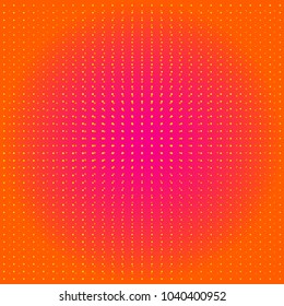 Bright colorful abstract background. Smooth gradient with halftones. Vibrant modern texture. Vector cover for poster, card template, annual report, magazine, website, banner design.